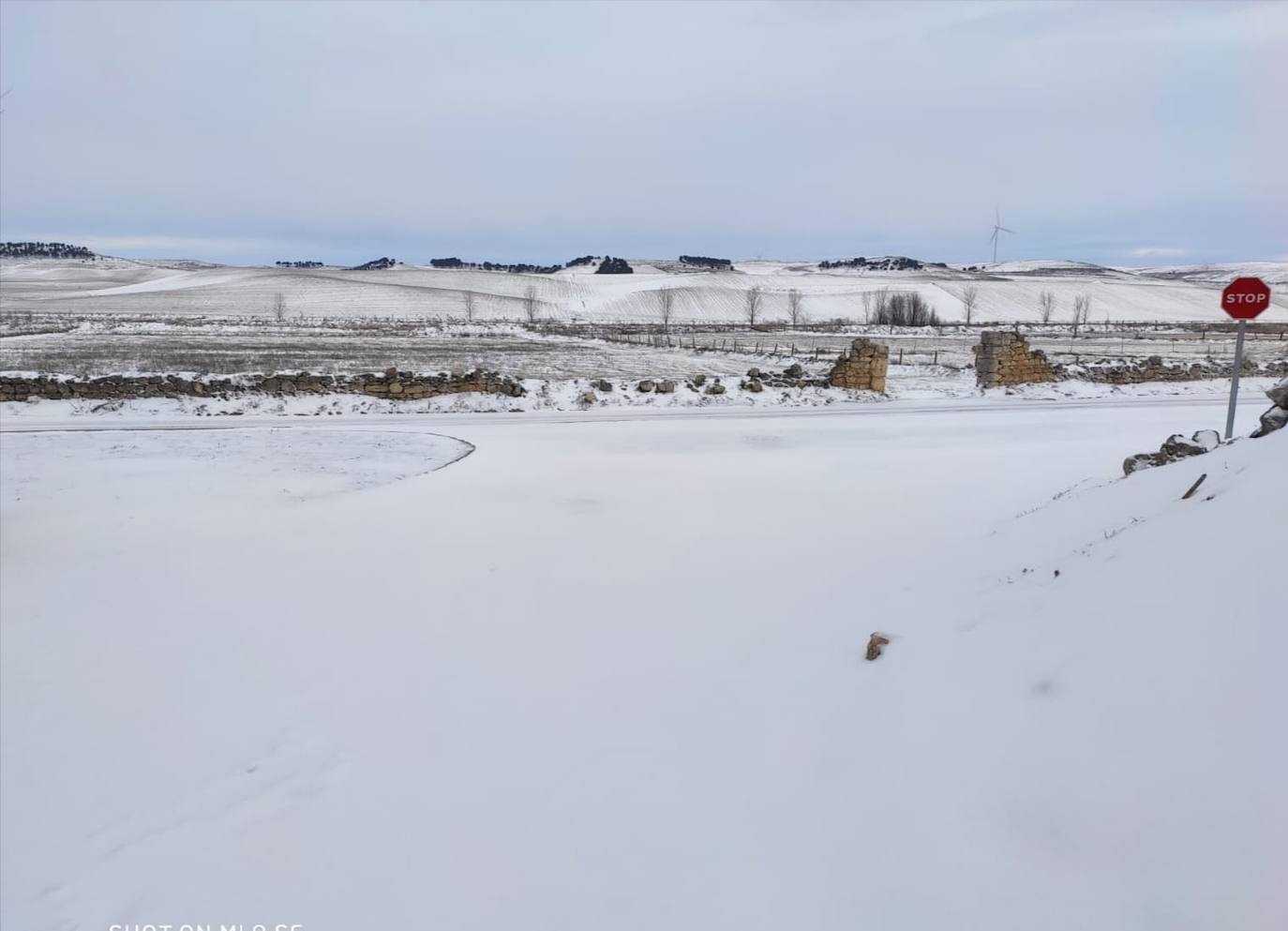 Fotos: Los pueblos de Valladolid empiezan a limpiar el hielo