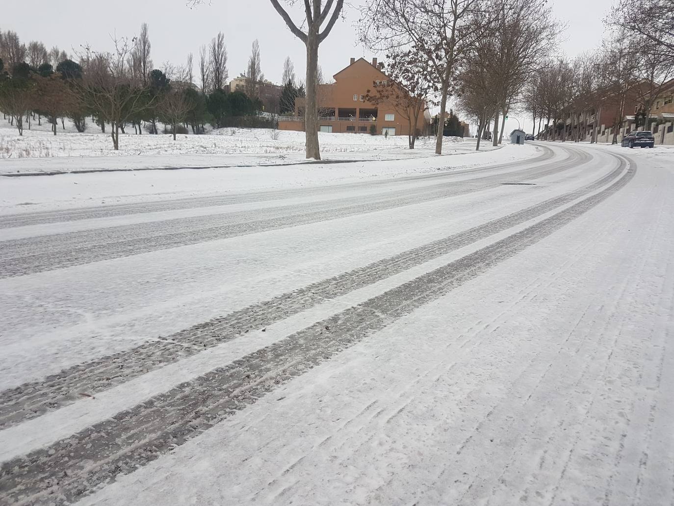 Fotos: El hielo, protagonista de este domingo en Valladolid