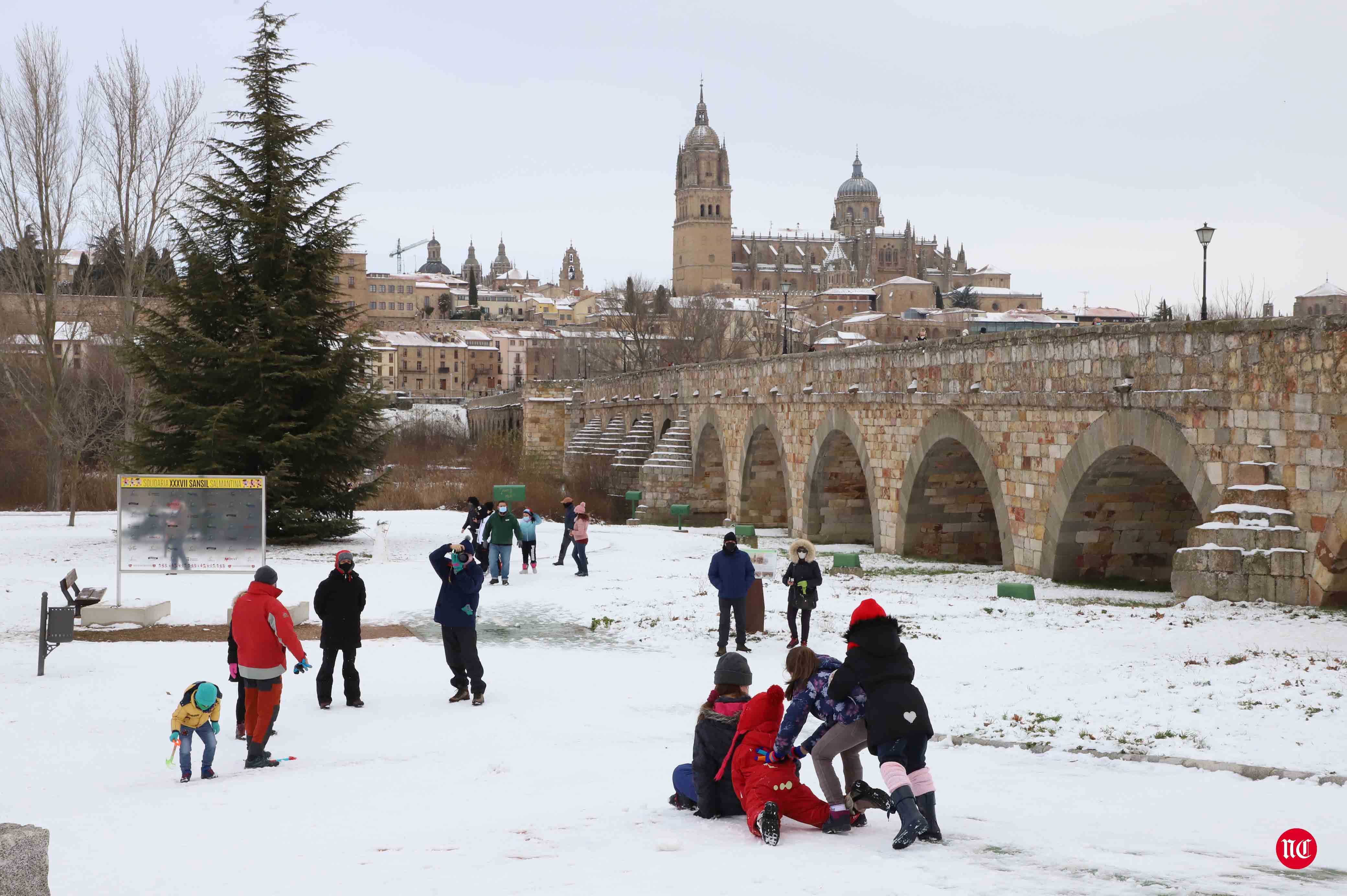 Fotos: Salamanca intenta recuperarse de Filomena con el frío y el hielo como protagonistas