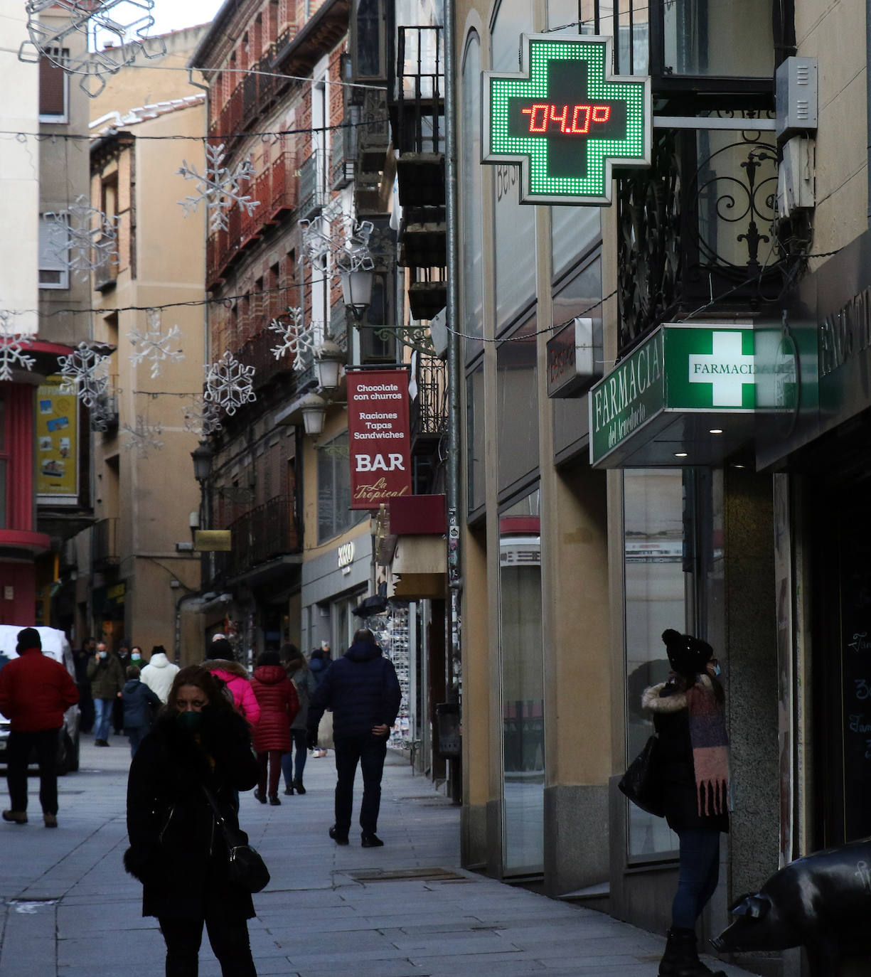 Jornadas de frío extremo en Segovia y provincia
