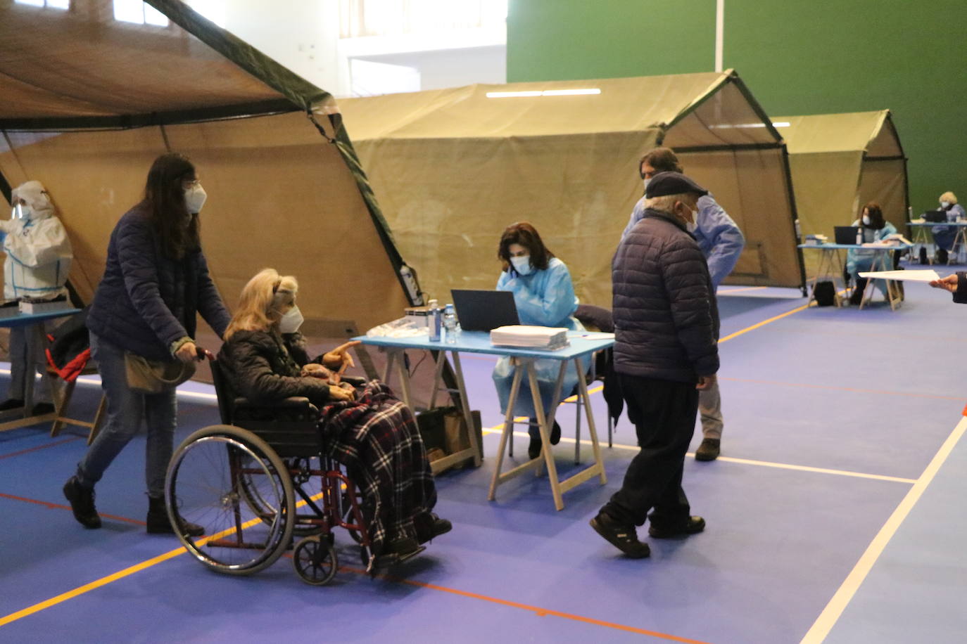 Fotos: Cribado masivo en la localidad leonesa de Santa María del Páramo