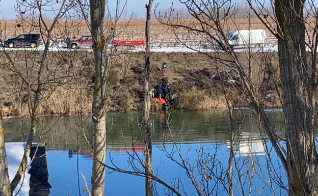 Hallado el cadáver de la mujer desaparecida en el río Duero en Aranda