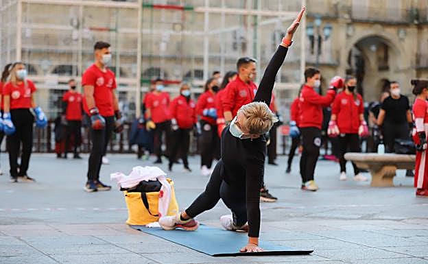 Algunos de los participantes en la concentración de noviembre.