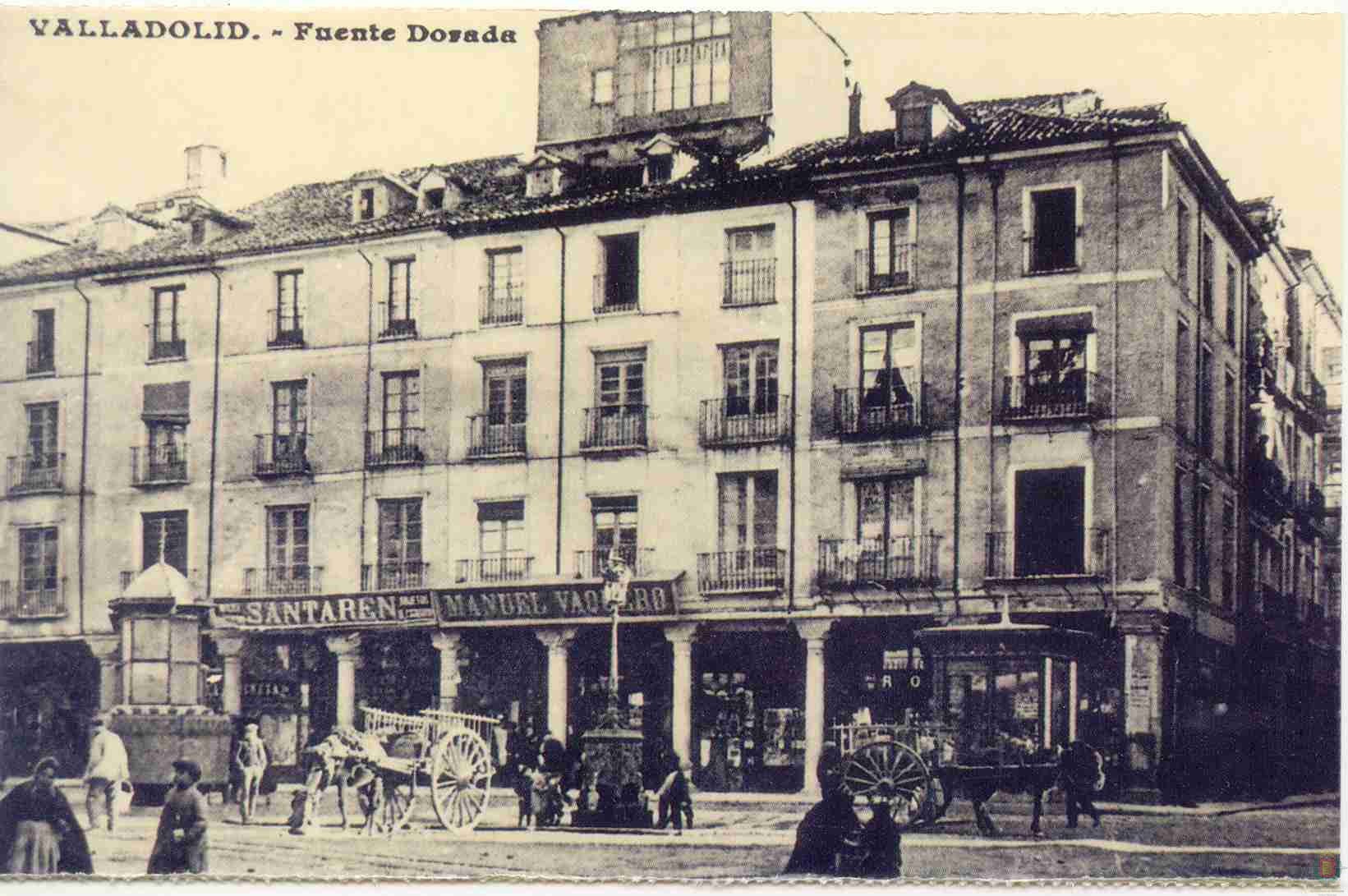 Fotos: Estampas del Valladolid antiguo (LXIV): Plaza de Fuente Dorada, punto neurálgico del comercio