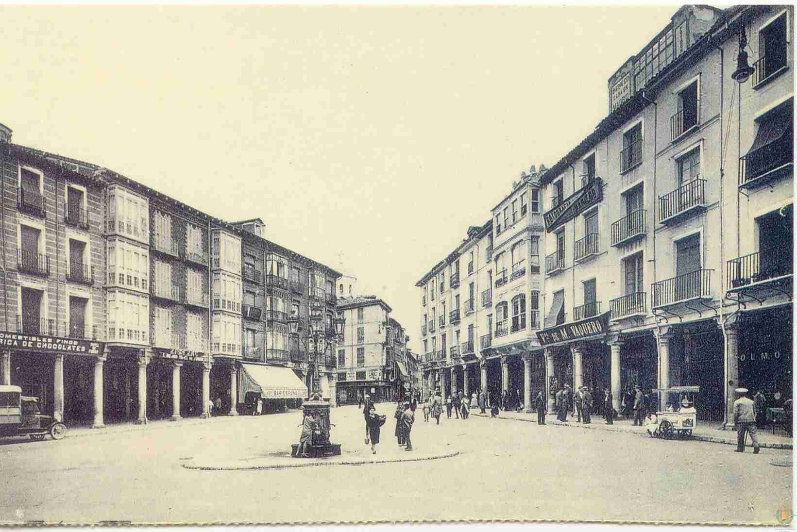 Fotos: Estampas del Valladolid antiguo (LXIV): Plaza de Fuente Dorada, punto neurálgico del comercio