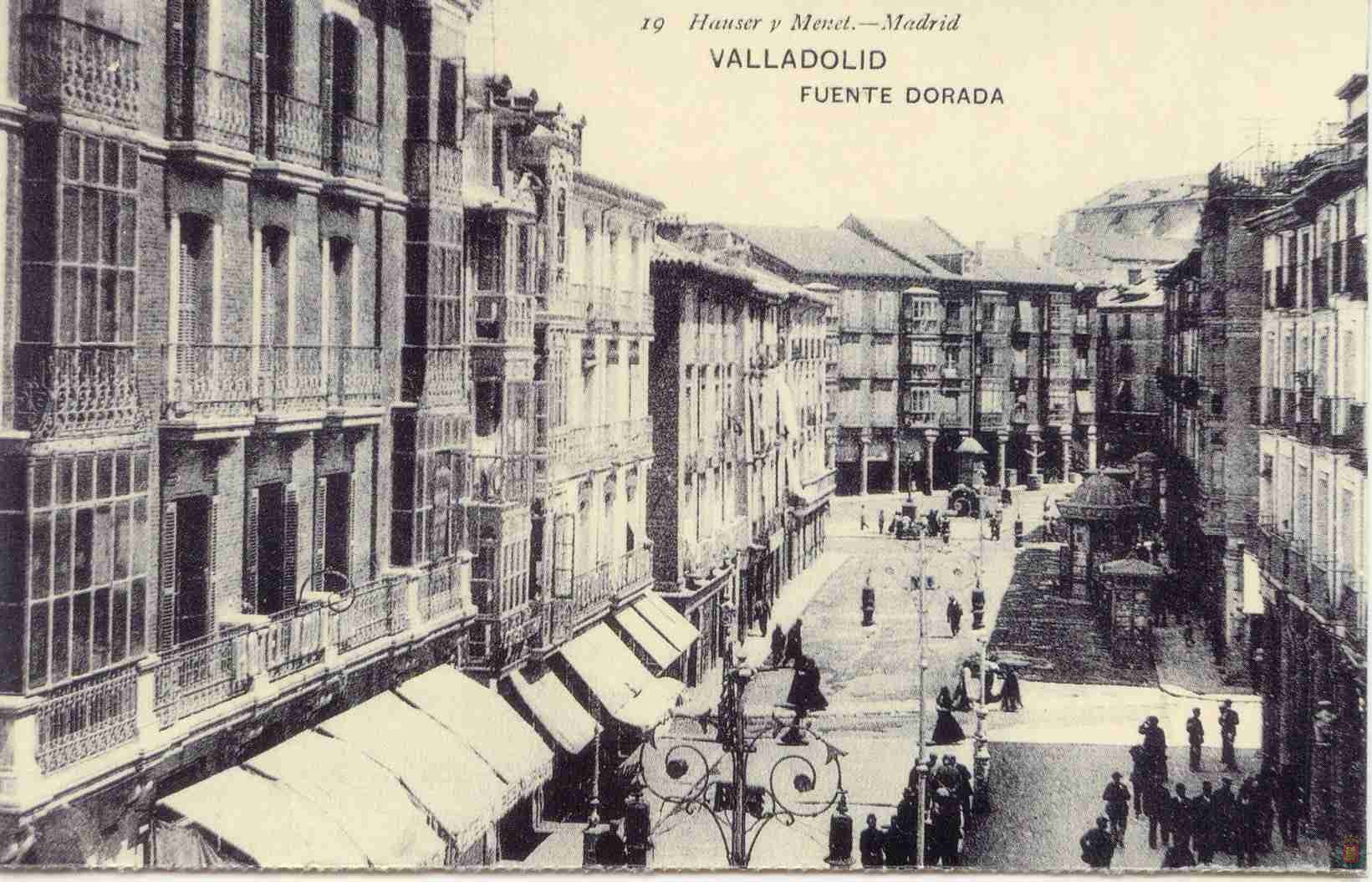 Fotos: Estampas del Valladolid antiguo (LXIV): Plaza de Fuente Dorada, punto neurálgico del comercio