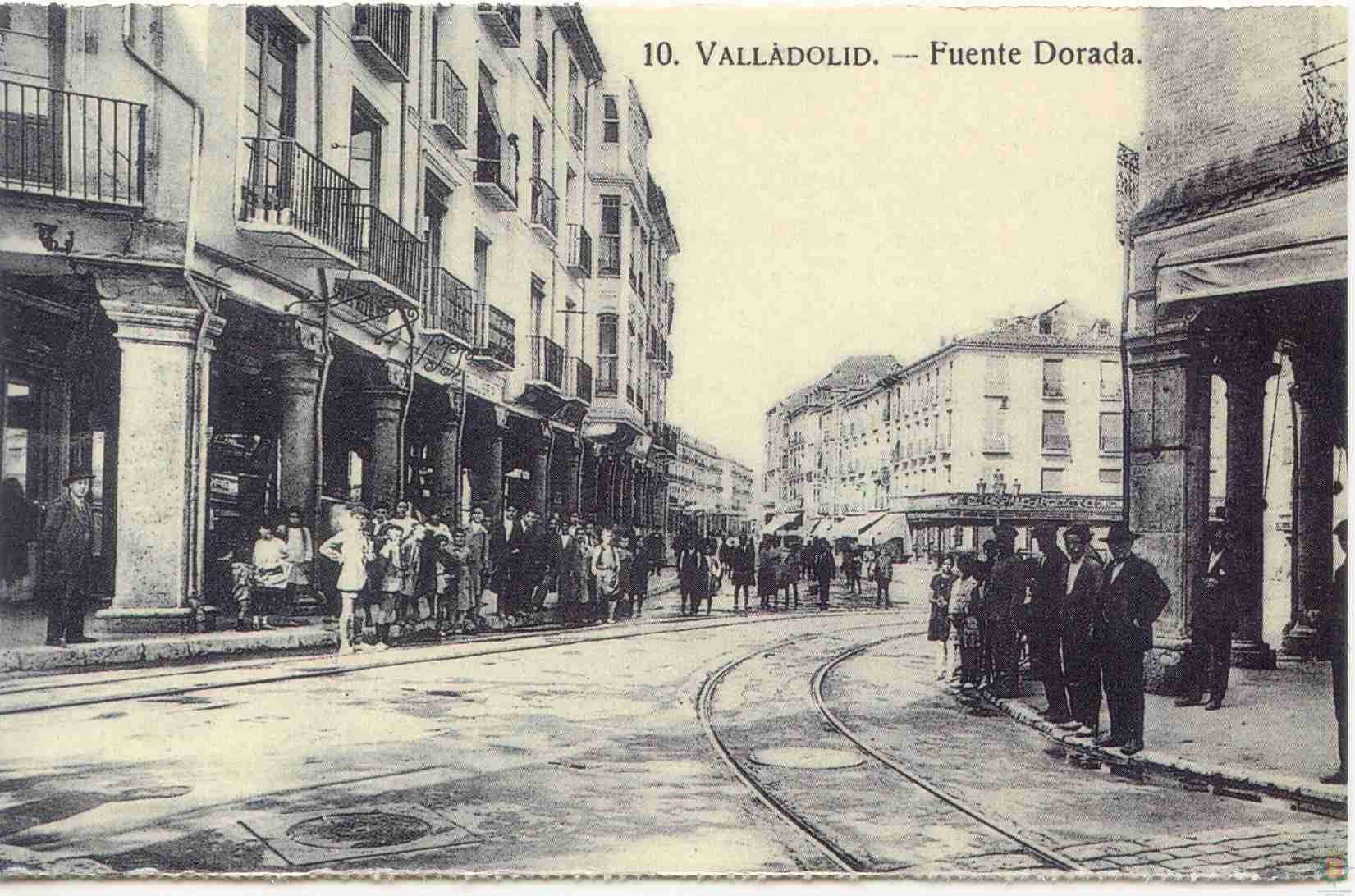 Fotos: Estampas del Valladolid antiguo (LXIV): Plaza de Fuente Dorada, punto neurálgico del comercio