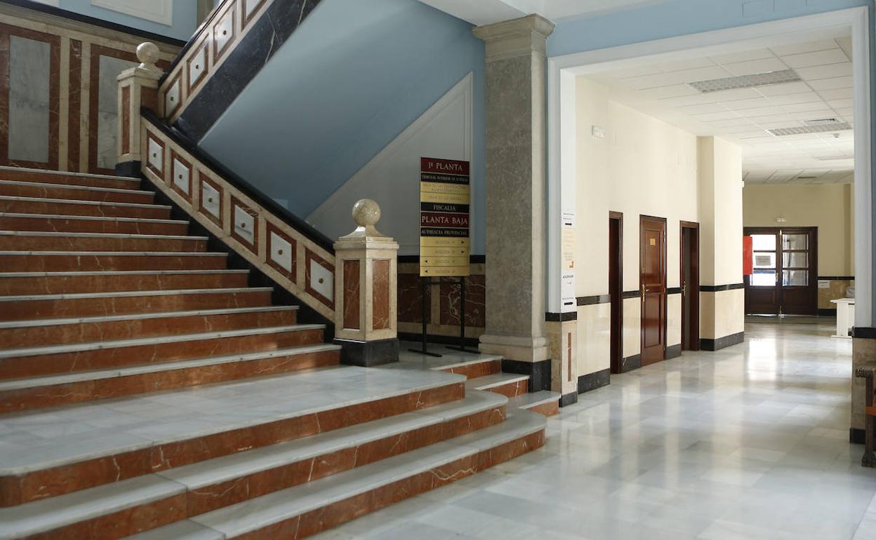 Interior de la Audiencia Provincial de Valladolid. 