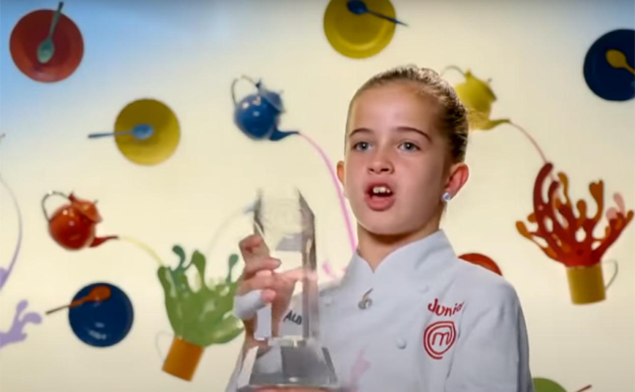 Aurora, ganadora de 'MasterChef Junior 8'. 