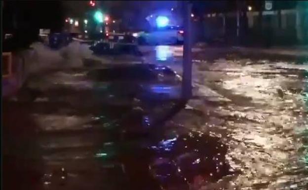 Nuevo reventón de una tubería en Valladolid, a menos de 50 metros del ocurrido la semana pasada