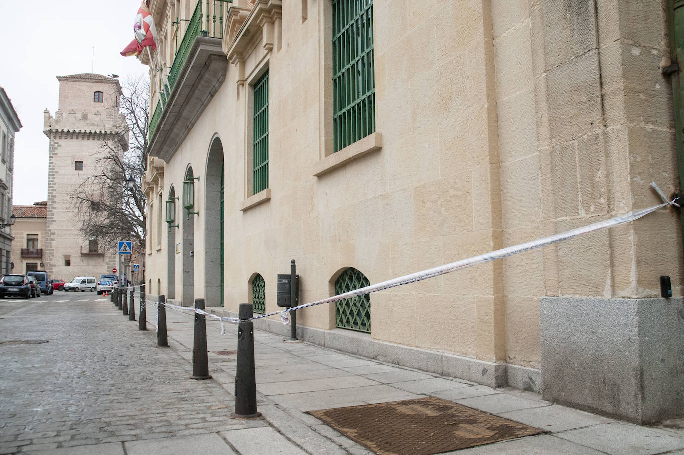 La borrasca Hortensia deja fuertes vientos en Segovia