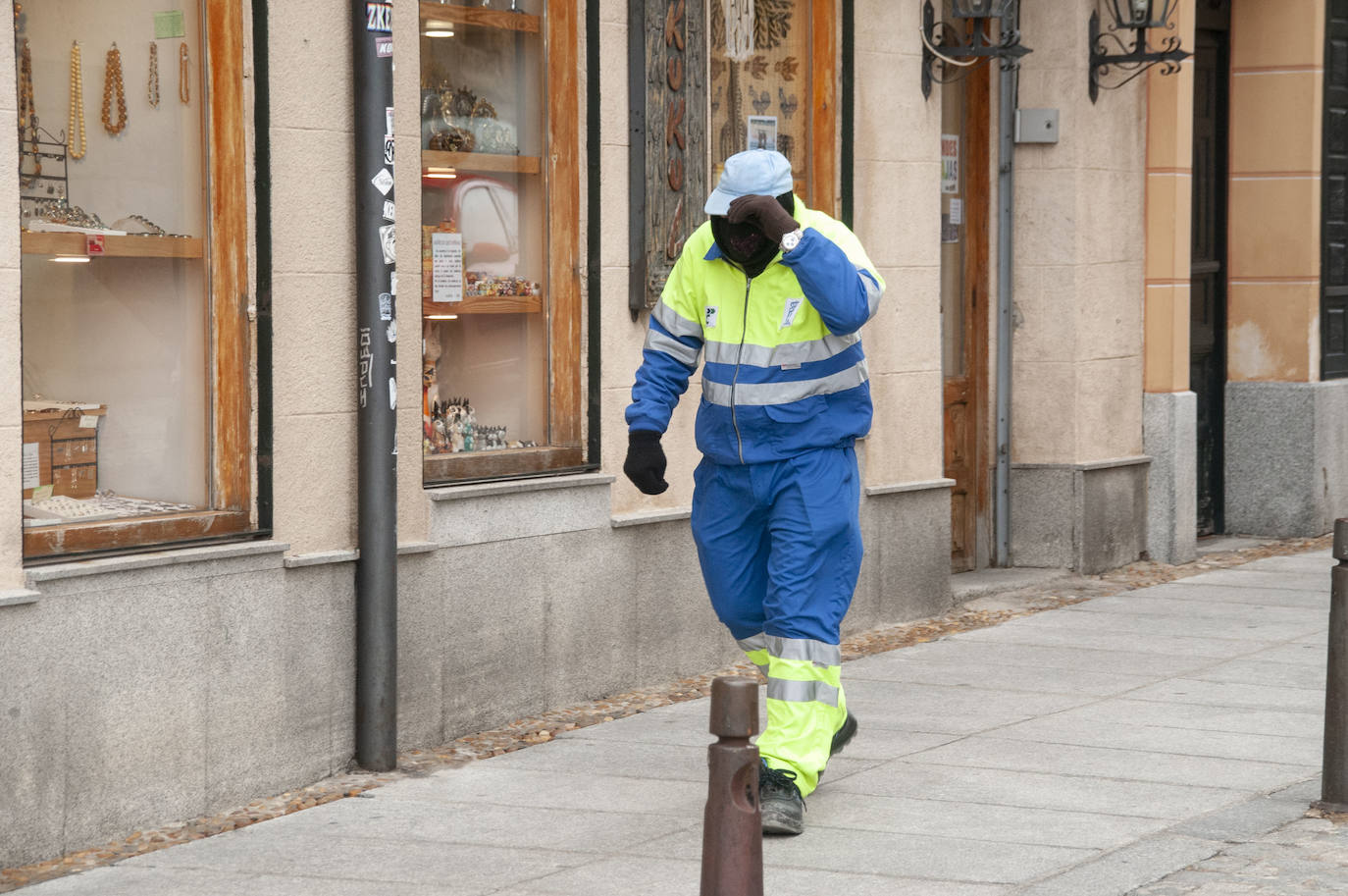 La borrasca Hortensia deja fuertes vientos en Segovia
