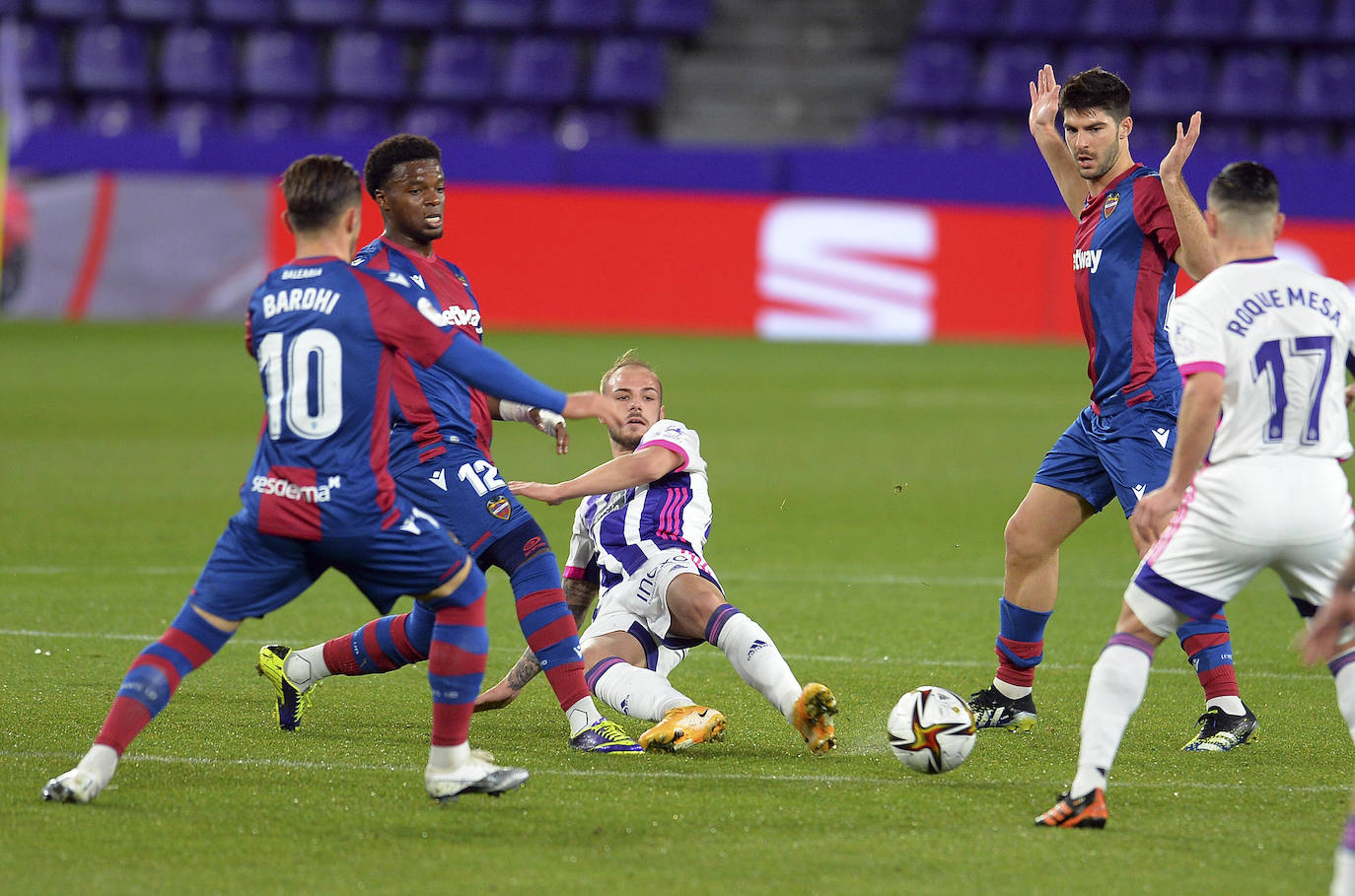 Derrota del Real Valladolid frente al Levante