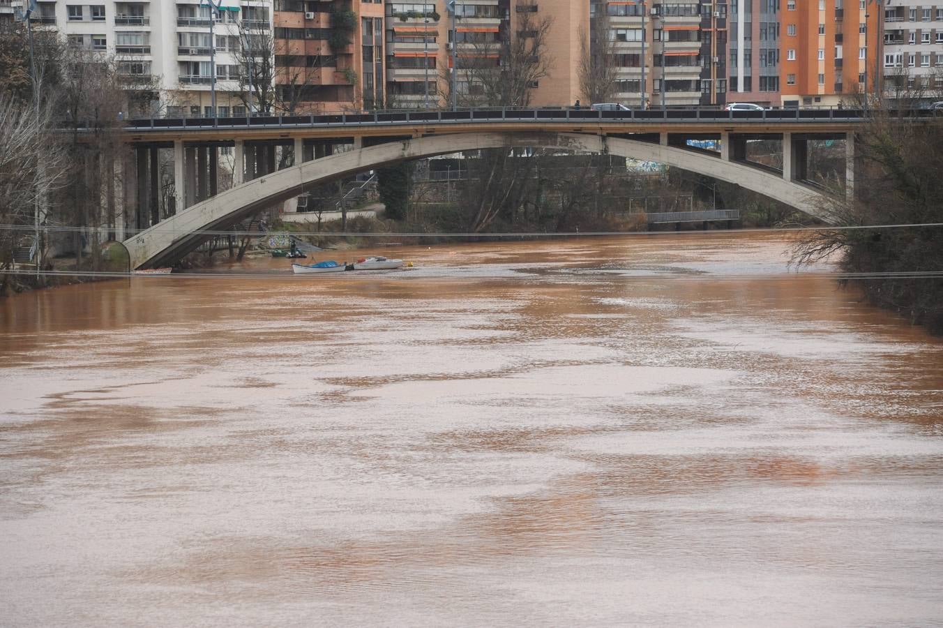 Fotos: Aumenta el caudal del Pisuerga a su paso por Valladolid