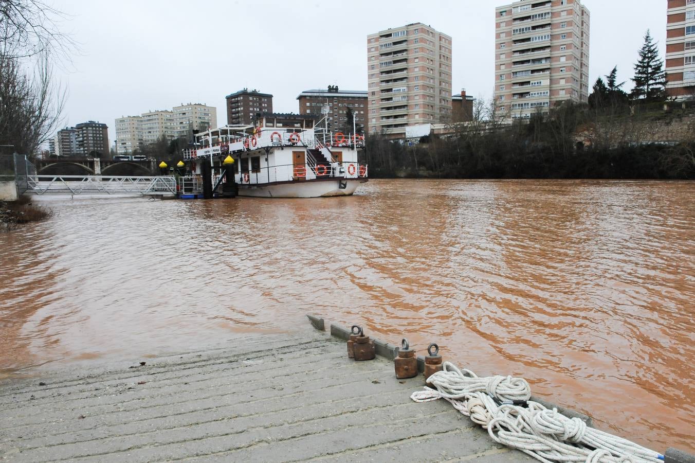 Fotos: Aumenta el caudal del Pisuerga a su paso por Valladolid