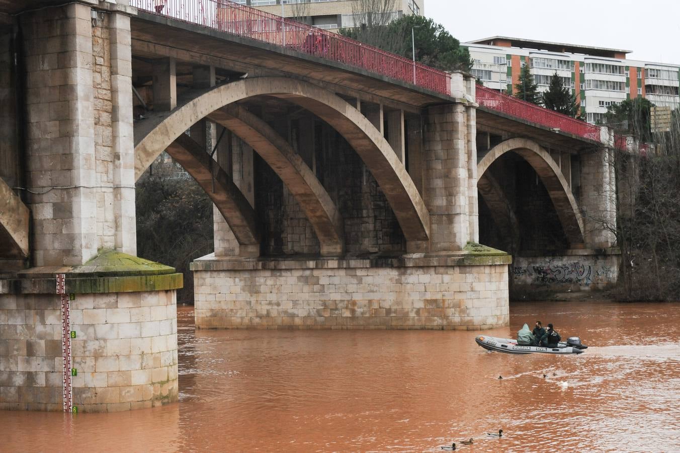 Fotos: Aumenta el caudal del Pisuerga a su paso por Valladolid
