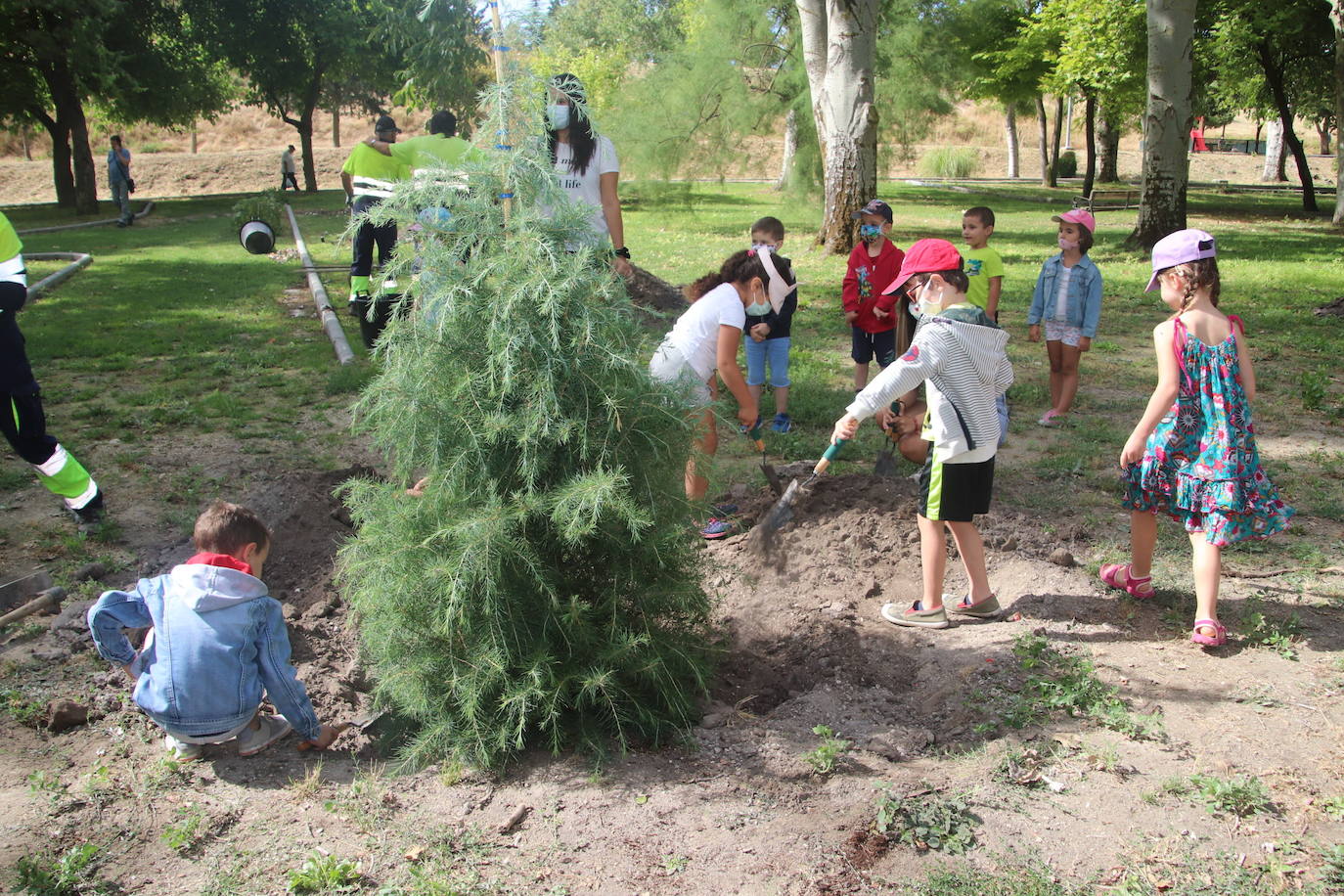 Participantes en el programa multiactividades el pasado verano.