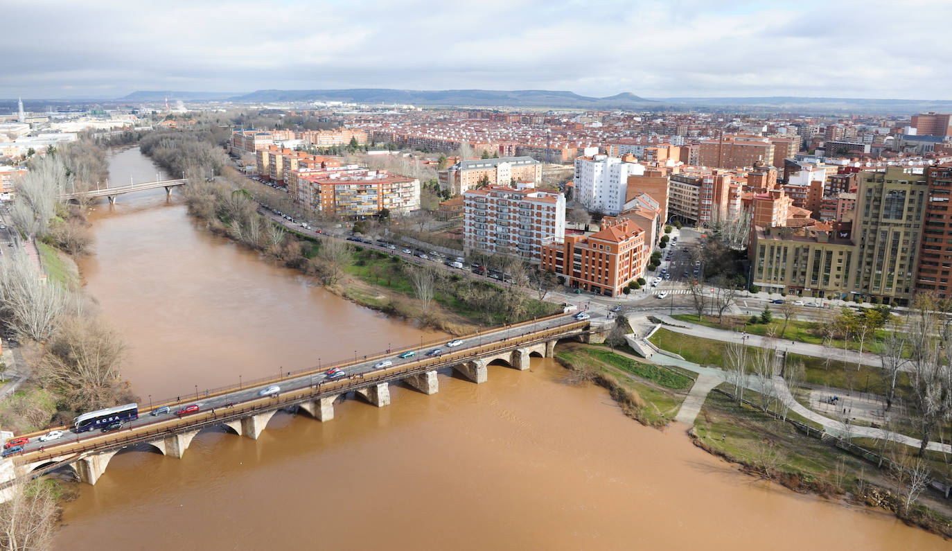 El Pisuerga, a su paso por Valladolid