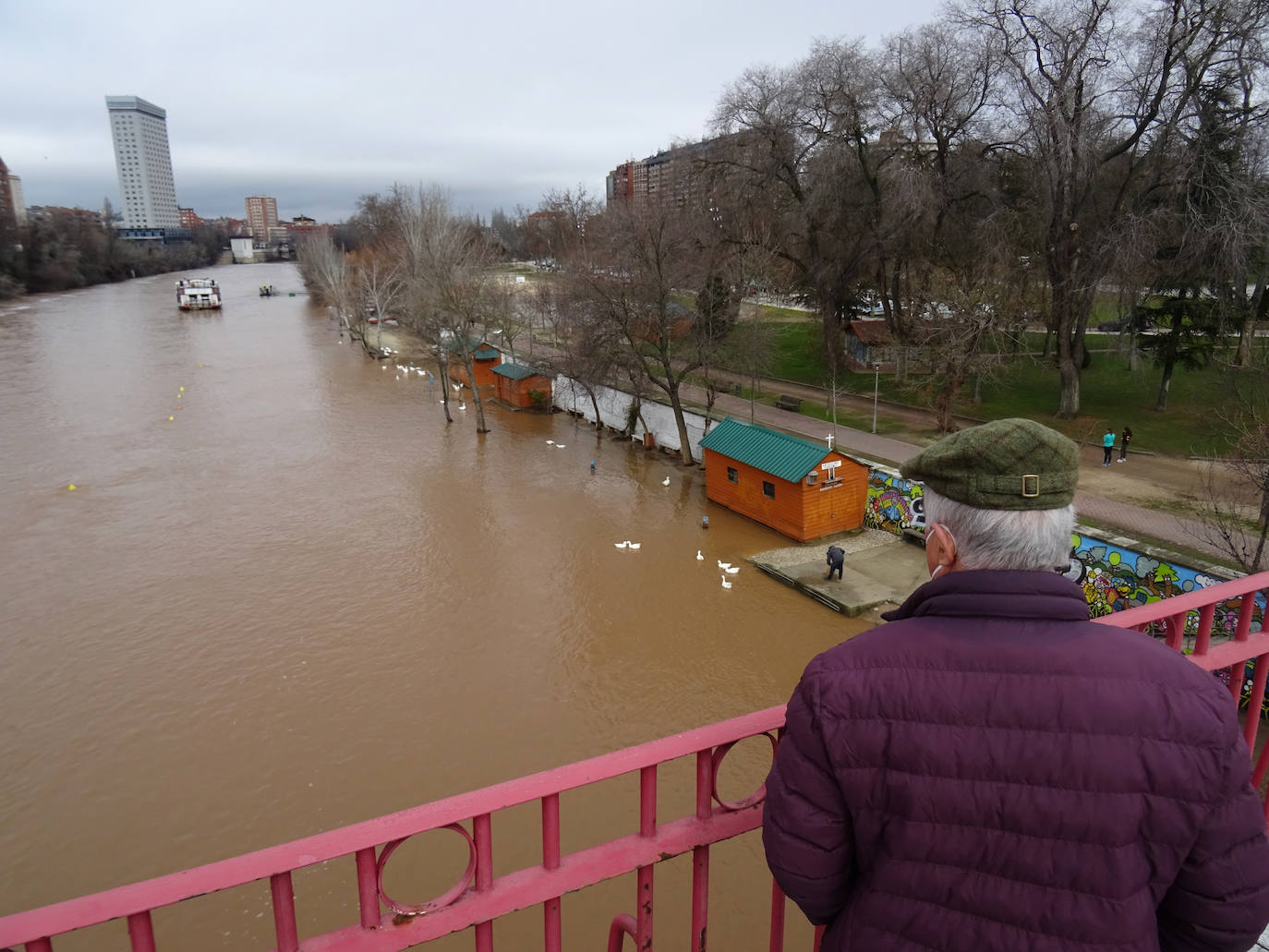 El Pisuerga, a su paso por Valladolid