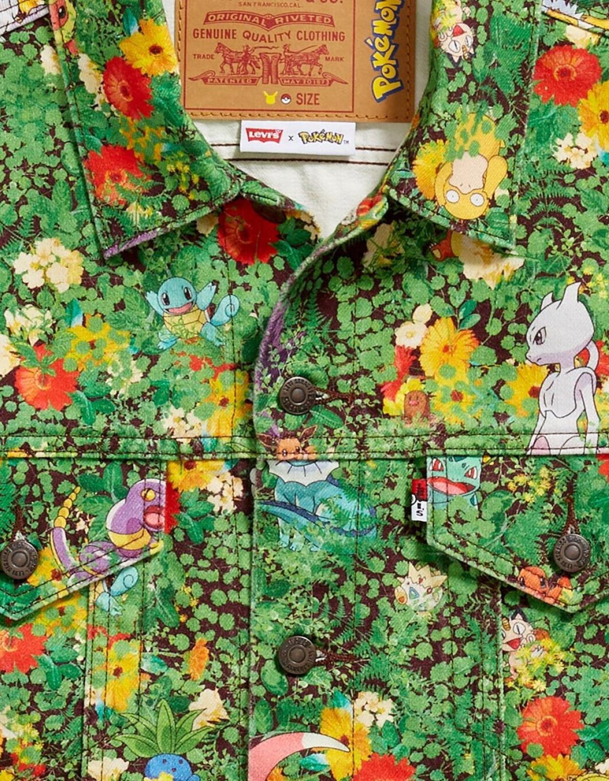 Así es la colaboración de Levi's con Pokémon