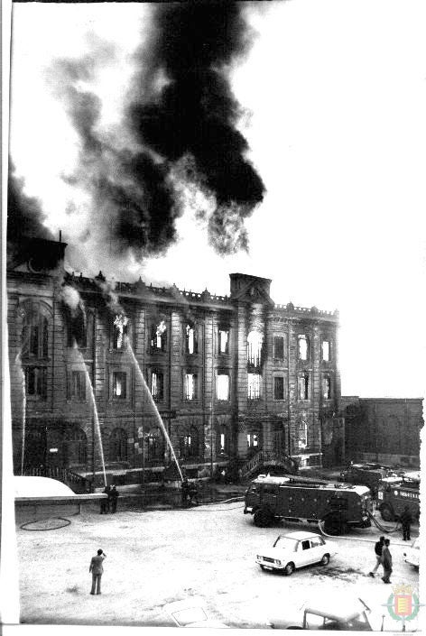 Fotos: Estampas del Valladolid antiguo (LXVI): el devastador incendio de La Magdalena