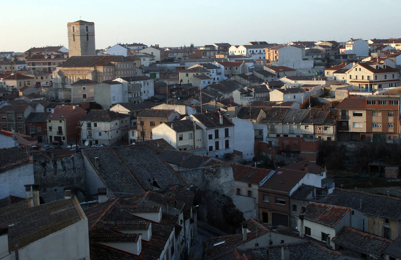Vista general de Cuéllar.