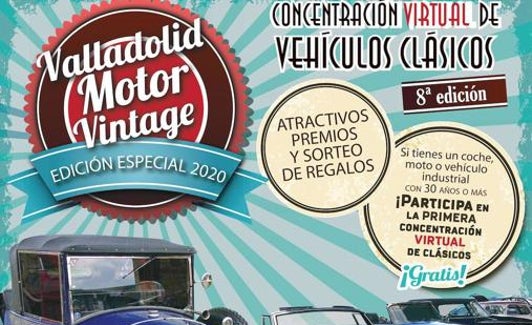 Cartel promocional de Valladolid Motor Vintage 2020