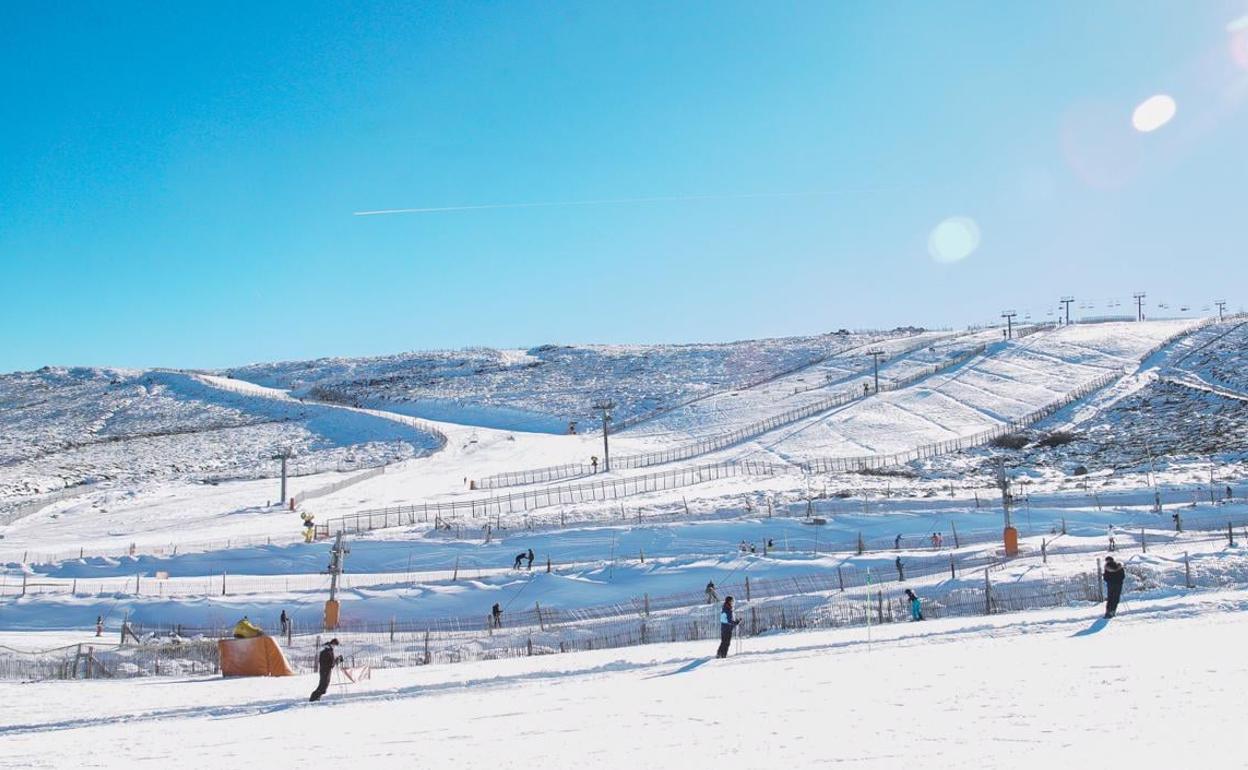 La estación, durante la la celebración del World Snow Day