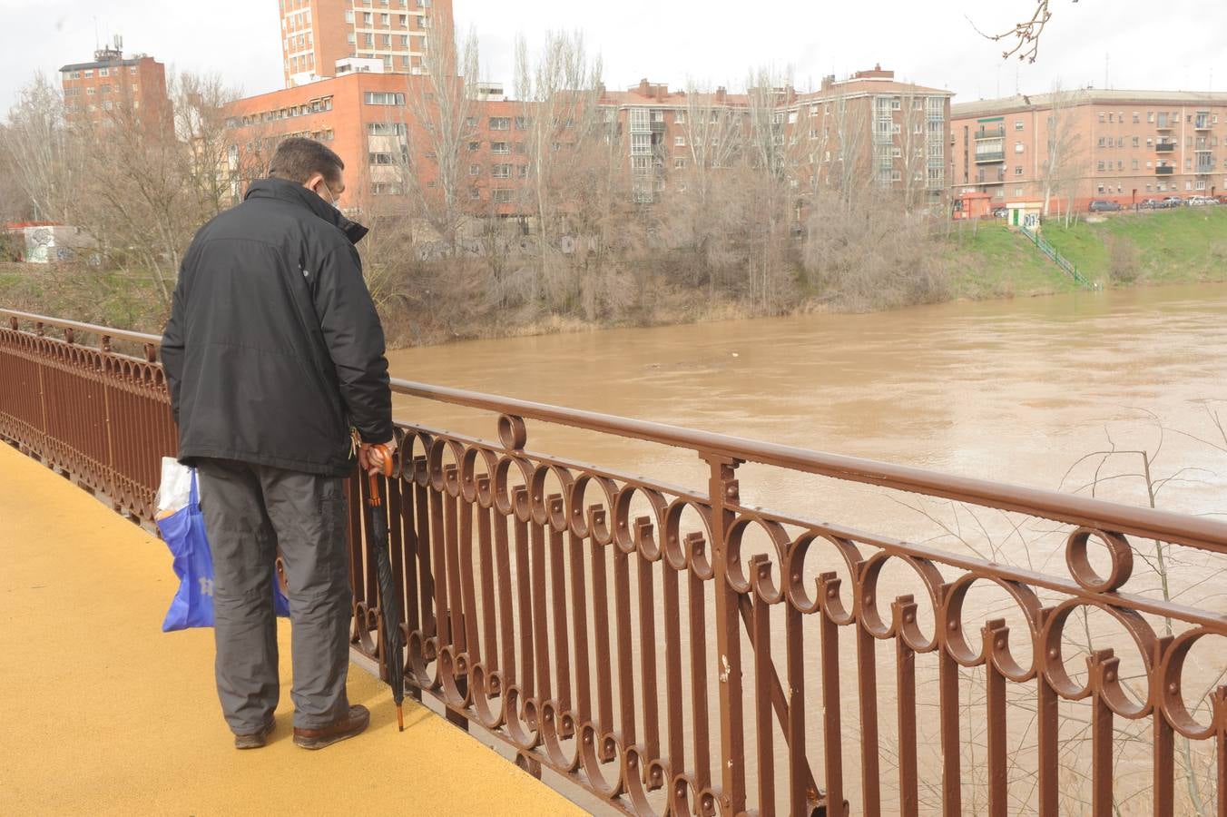 Fotos: Aumenta el caudal de Pisuerga a su paso por Valladolid