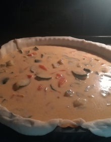 Imagen secundaria 2 - Estupenda quiche de verduras