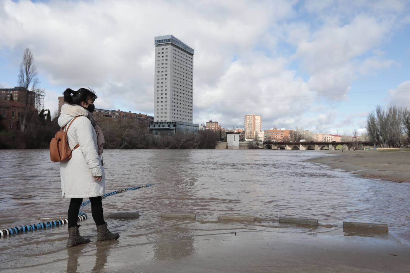 Fotos: Crecida del río Pisuerga a su paso por Valladolid