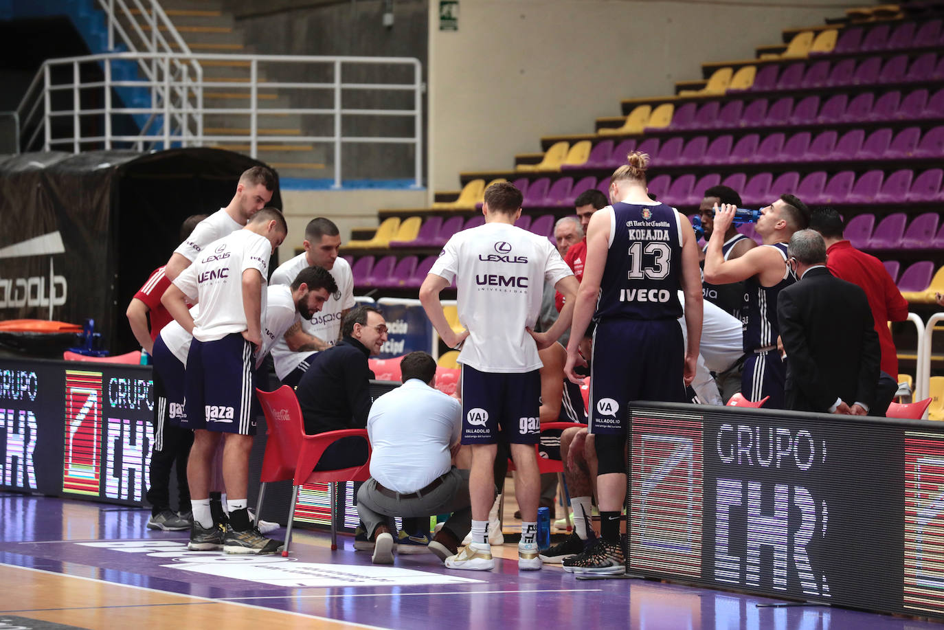 Partido entre el Clínica Sur-Aspasia y el Liberbank Oviedo.