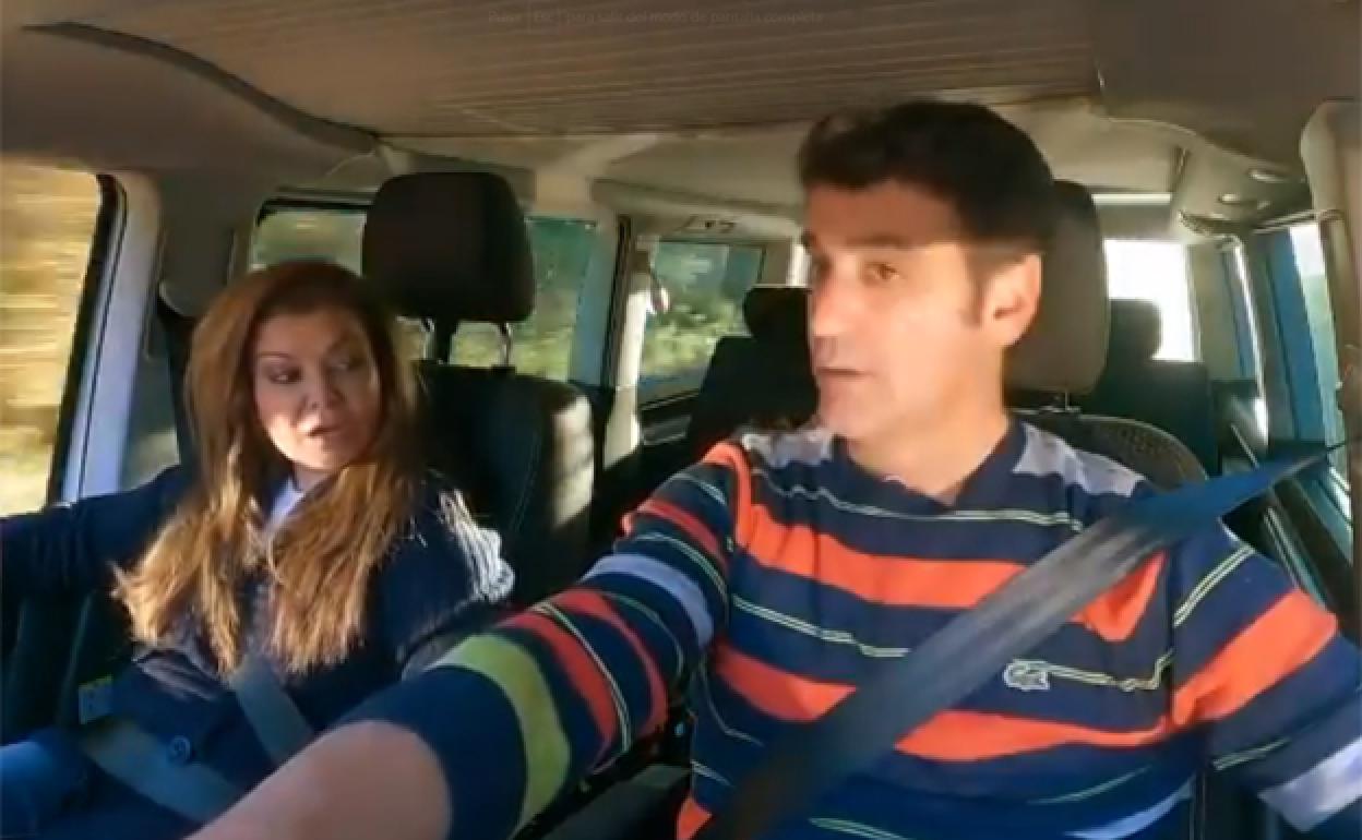 Imagen de la promo con María José Campanario y Jesulín de Ubrique. 