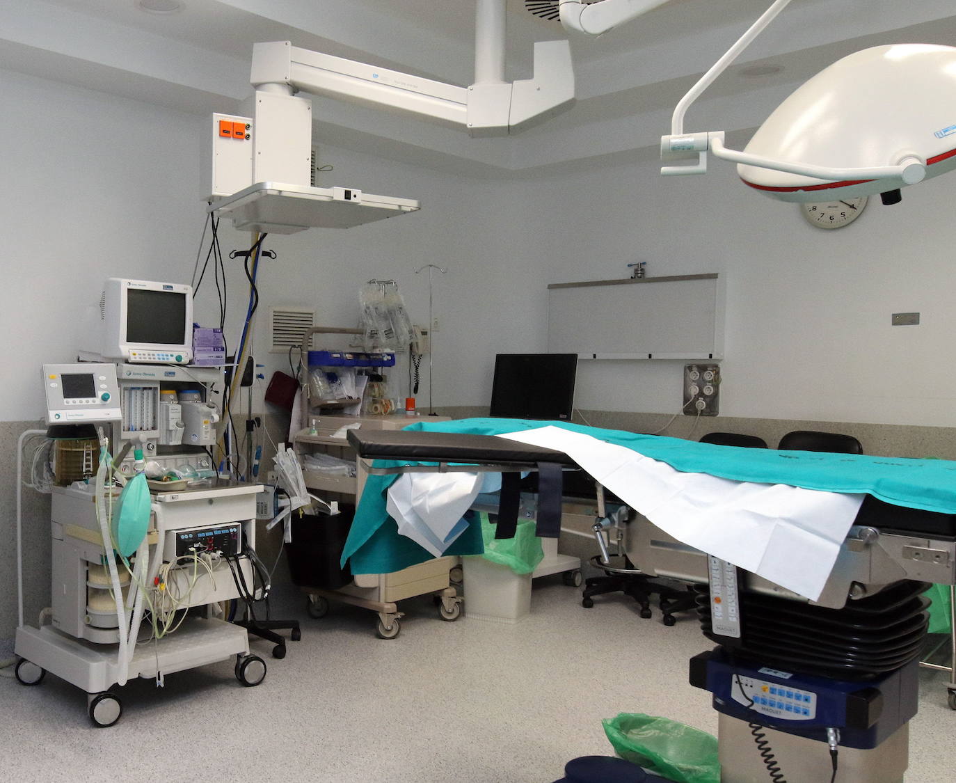 Sala de quirófanos del Hospital Generalde Segovia.