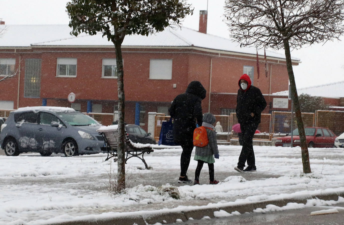 temporal de nieve en la provincia de Segovia 