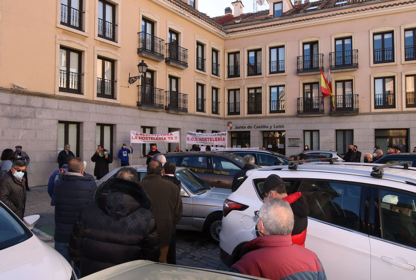 Protesta de la hostelería segoviana 