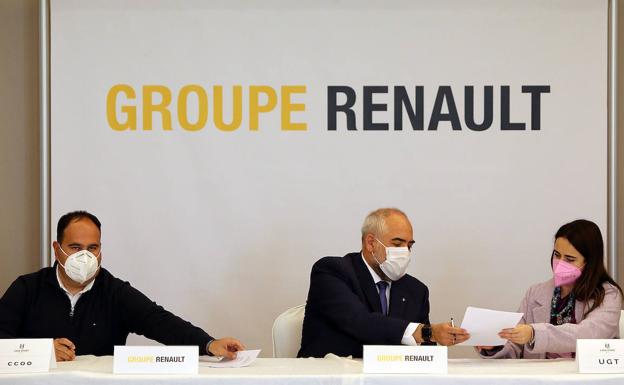 Renault, UGT, CCOO y SCP firman el convenio colectivo que regirá hasta 2024