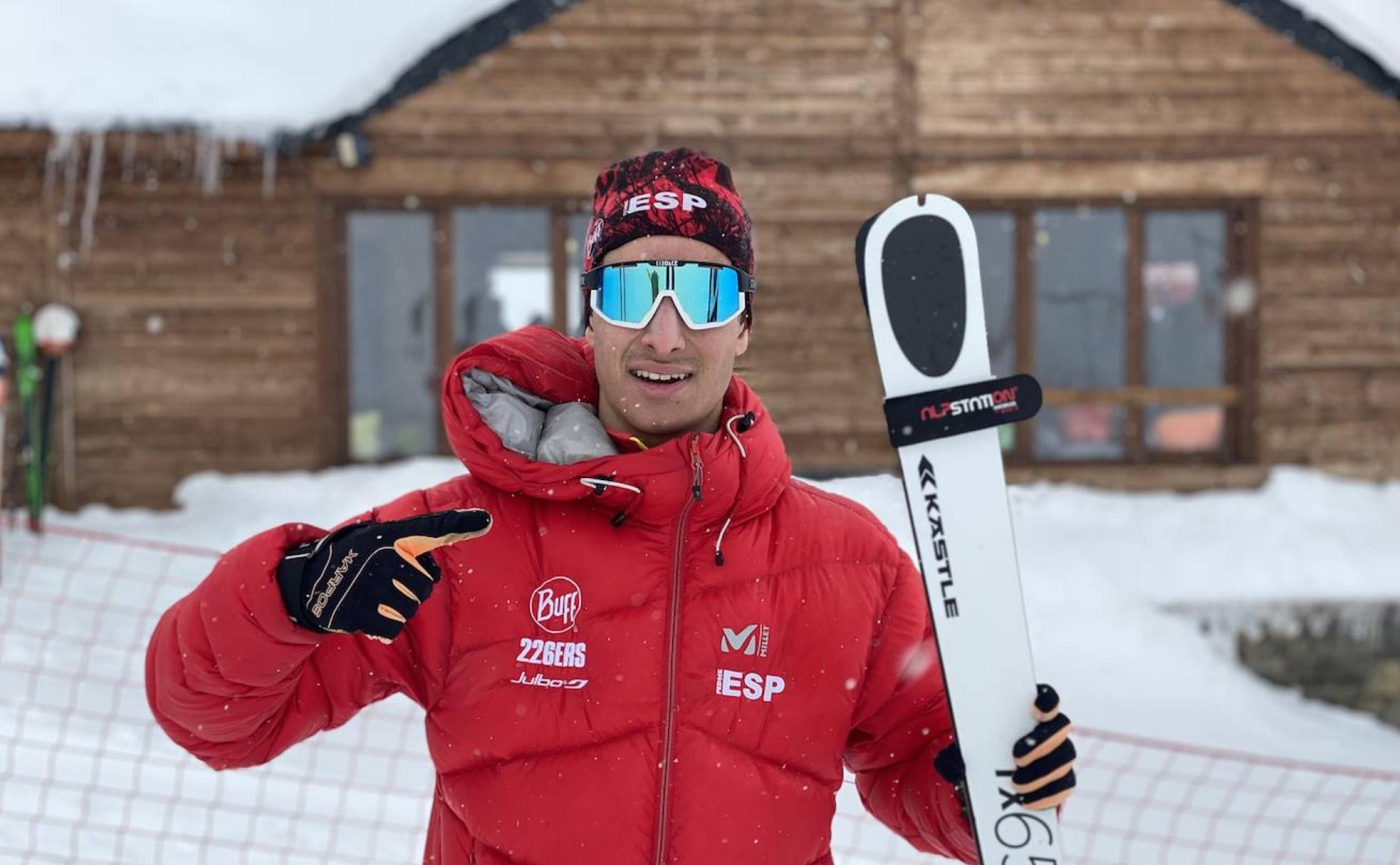 El esquiador vallisoletano Javier Gurpegui.