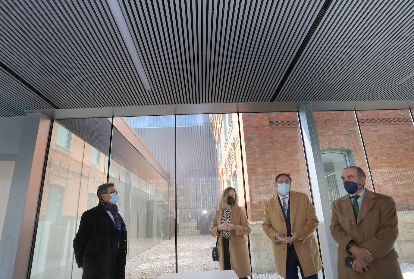 Estancia recuperada en la que se instalará la futura biblioteca.