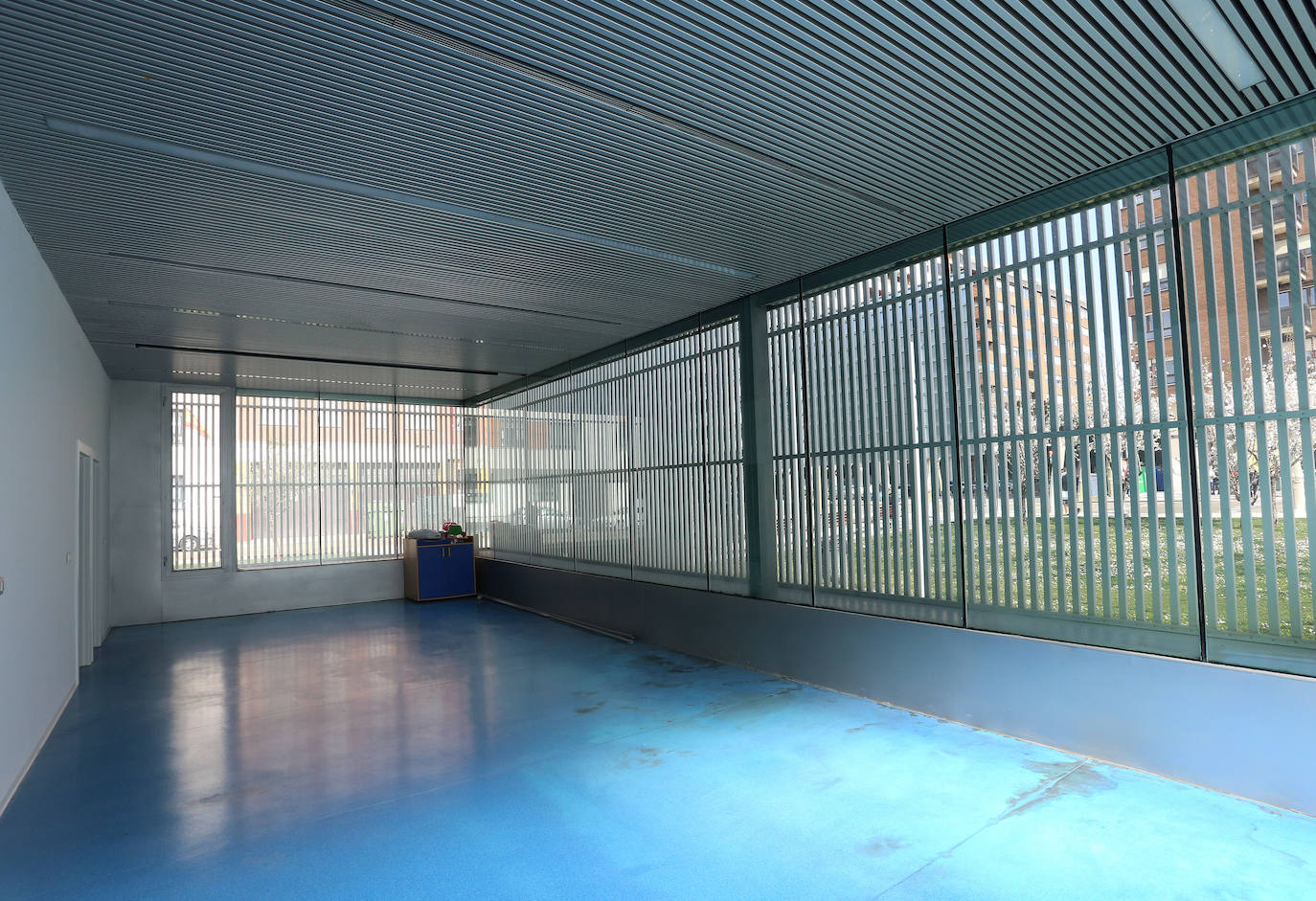 Estancia recuperada en la que se instalará la futura biblioteca.