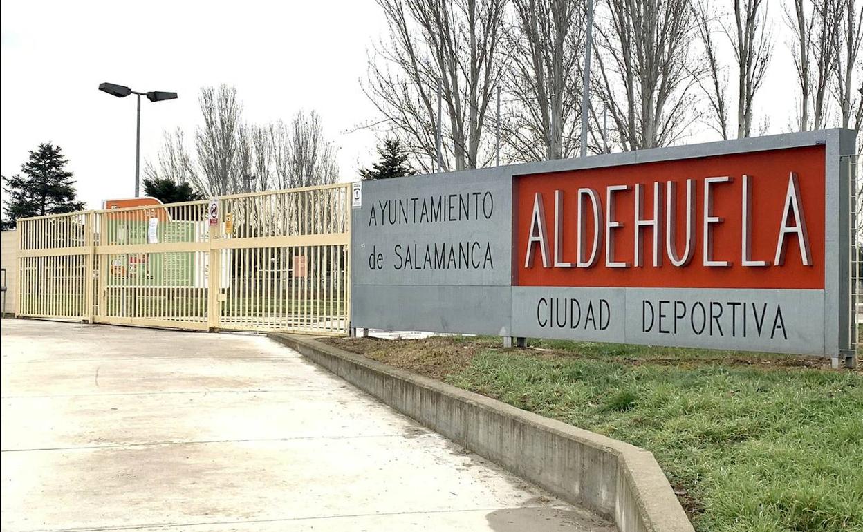 La Ciudad Deportiva de La Aldehuela, cerrada desde el 13 de enero.