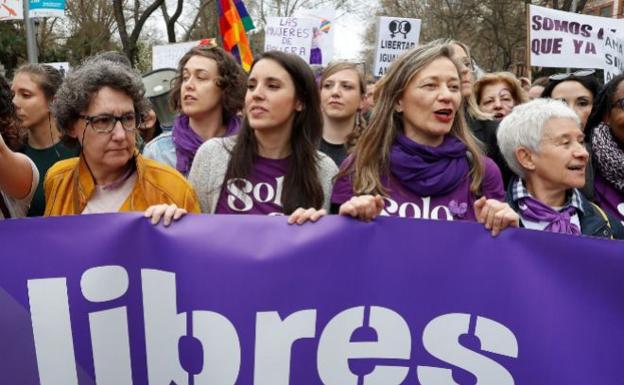 Irene Montero, tras la prohibición del 8-M: «Nos quieren negar la calle»