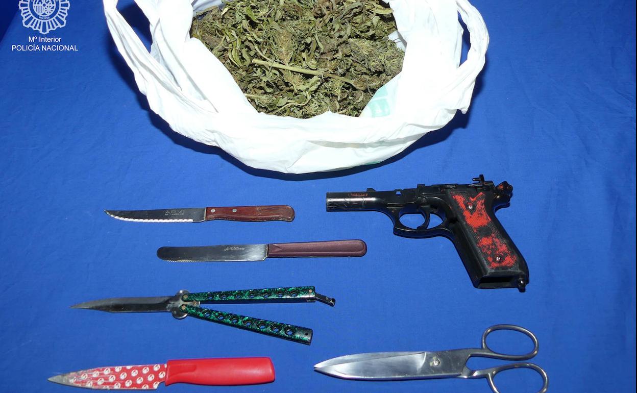 Efectos intervenidos por los agentes.