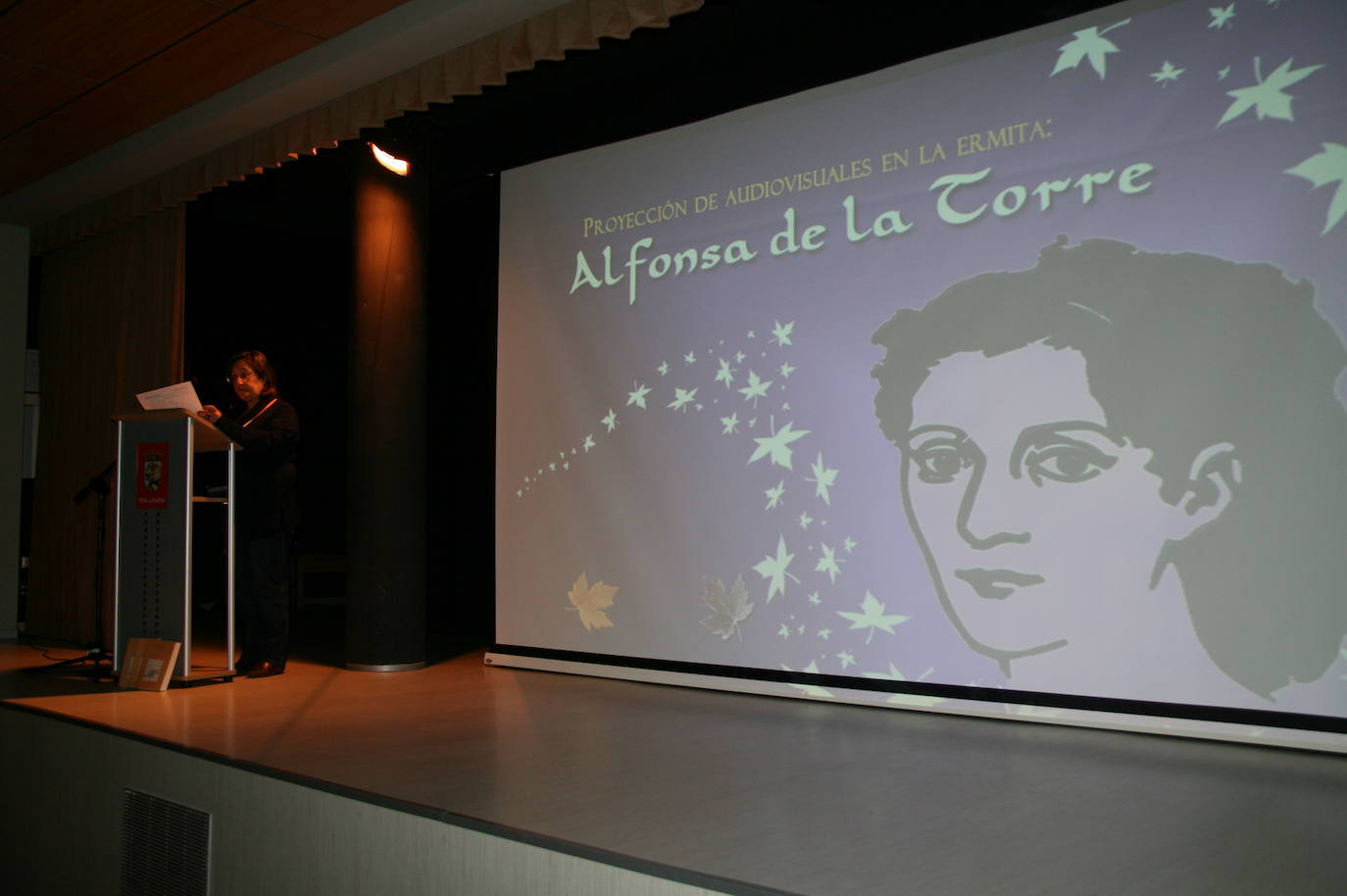 Sala cultural Alfonsa de la Torre de Cuéllar.