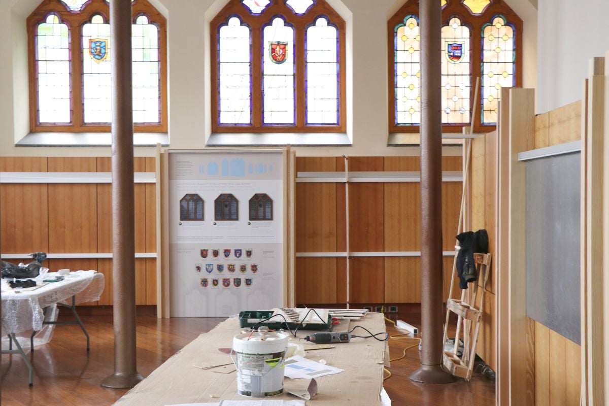 Obras en el Museo Casa Botines
