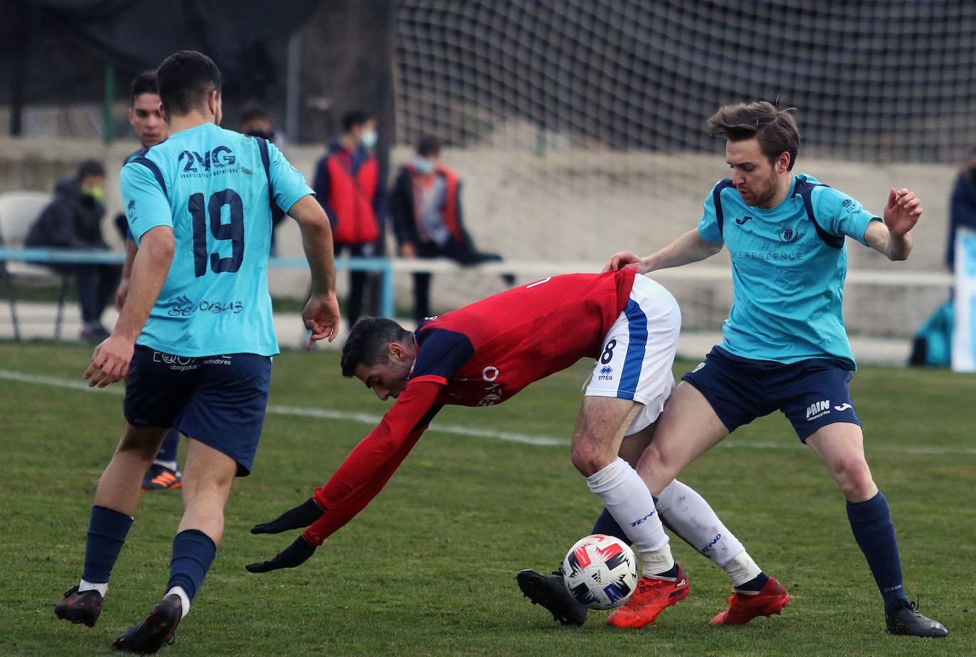 Partido entre el CD La Granja y el Ávila 