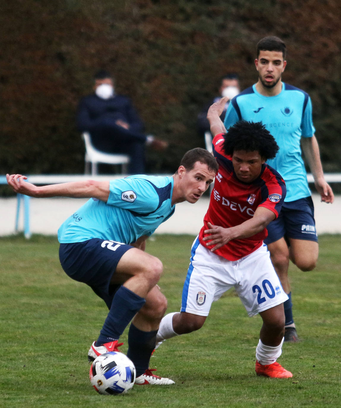 Partido entre el CD La Granja y el Ávila 