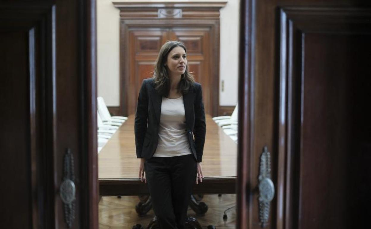 La ministra de igualdad, Irene Montero 