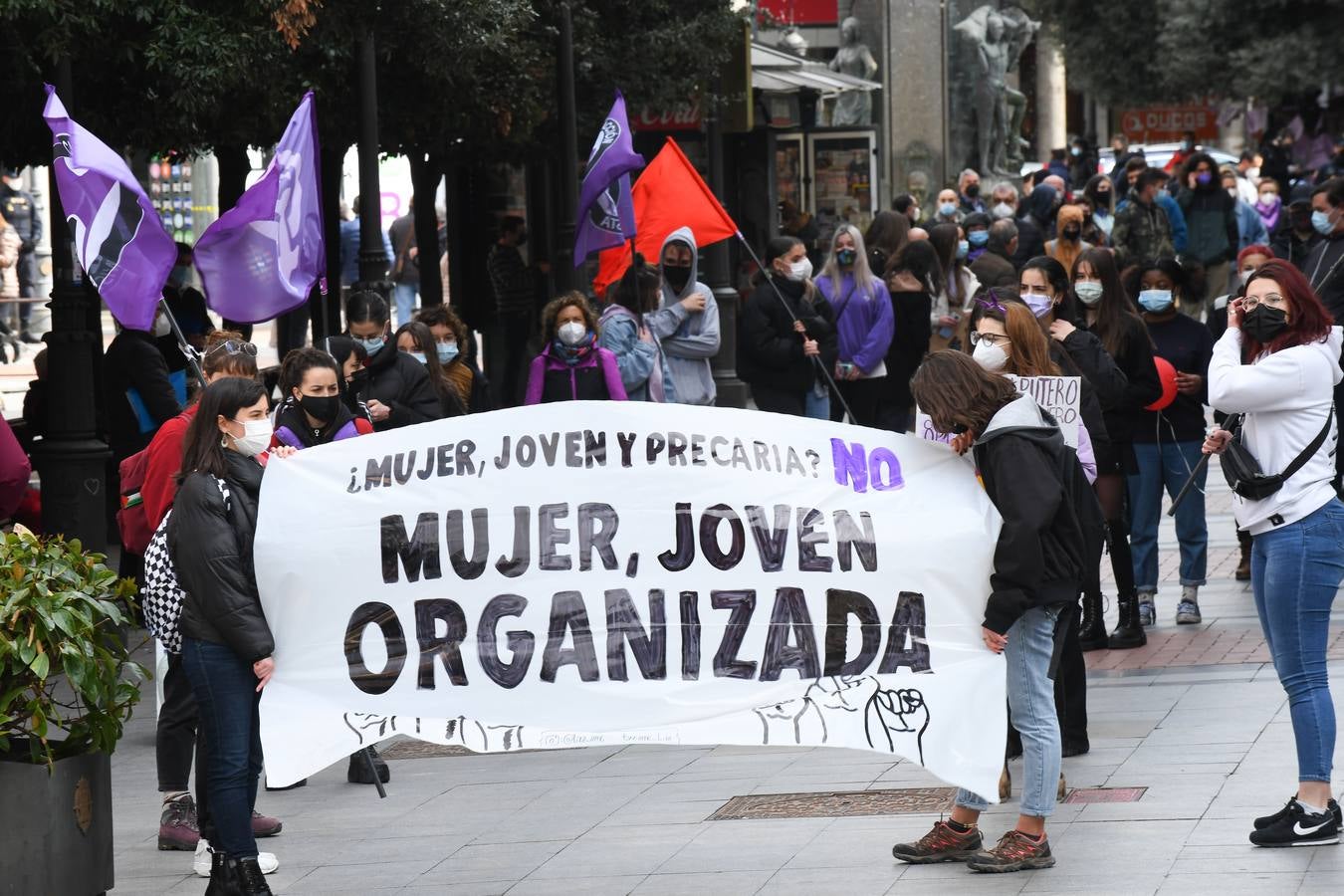 Fotos: Celebración del Día Internacional de la Mujer en Valladolid