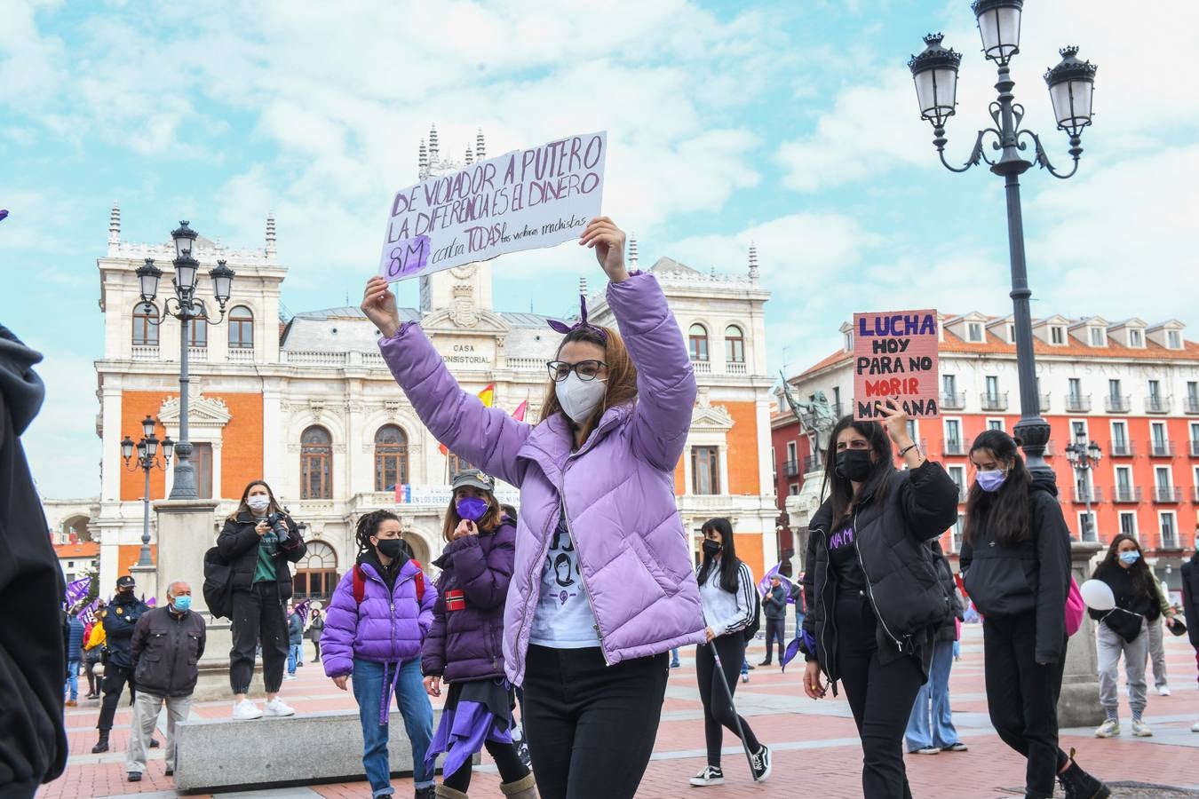 Fotos: Celebración del Día Internacional de la Mujer en Valladolid
